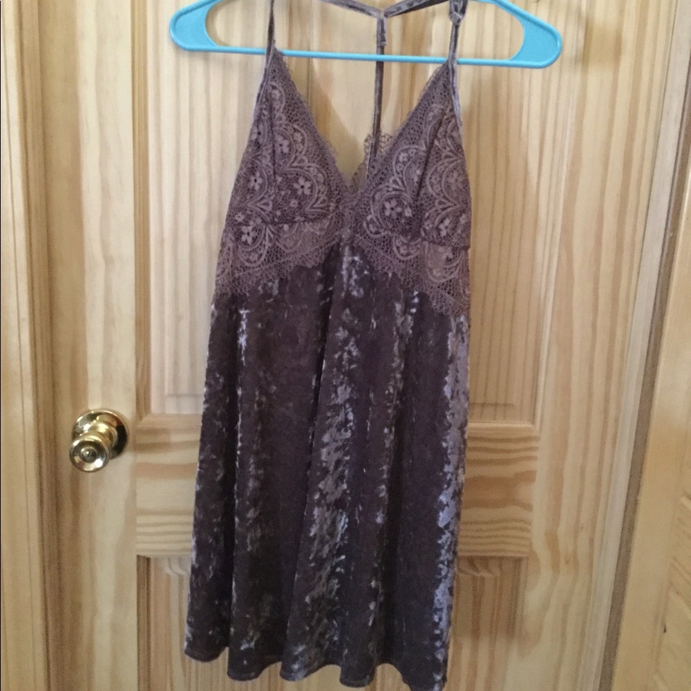 New with tags crushed velvet dress size large